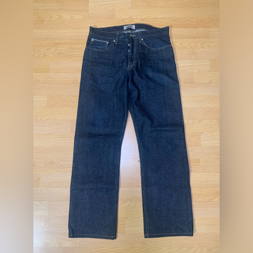 Naked and Famous Left Hand Twill Selvedge Denim True Guy Fit size 32